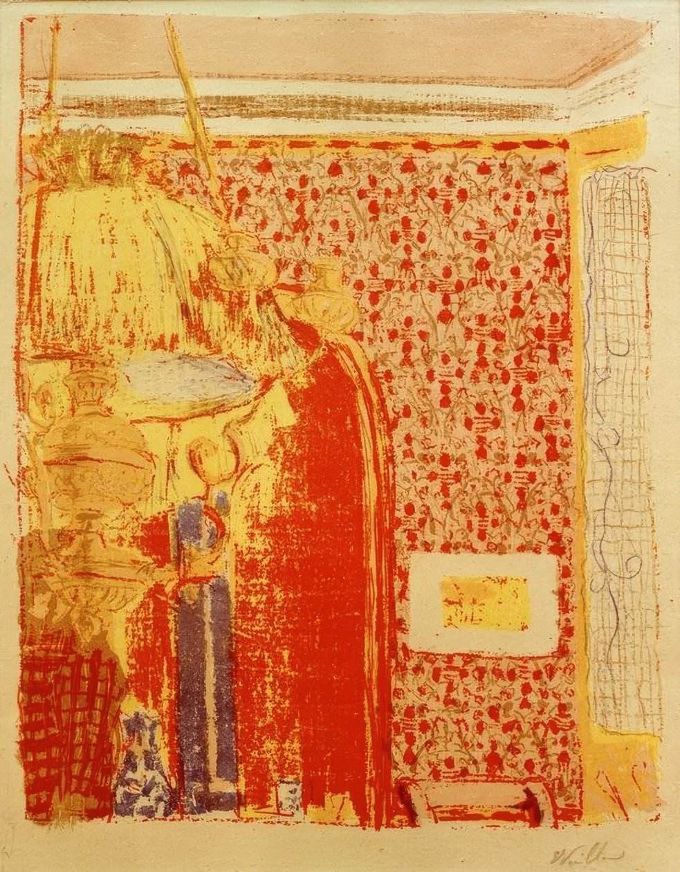 Intérieur aux tentures roses II - Edouard Vuillard