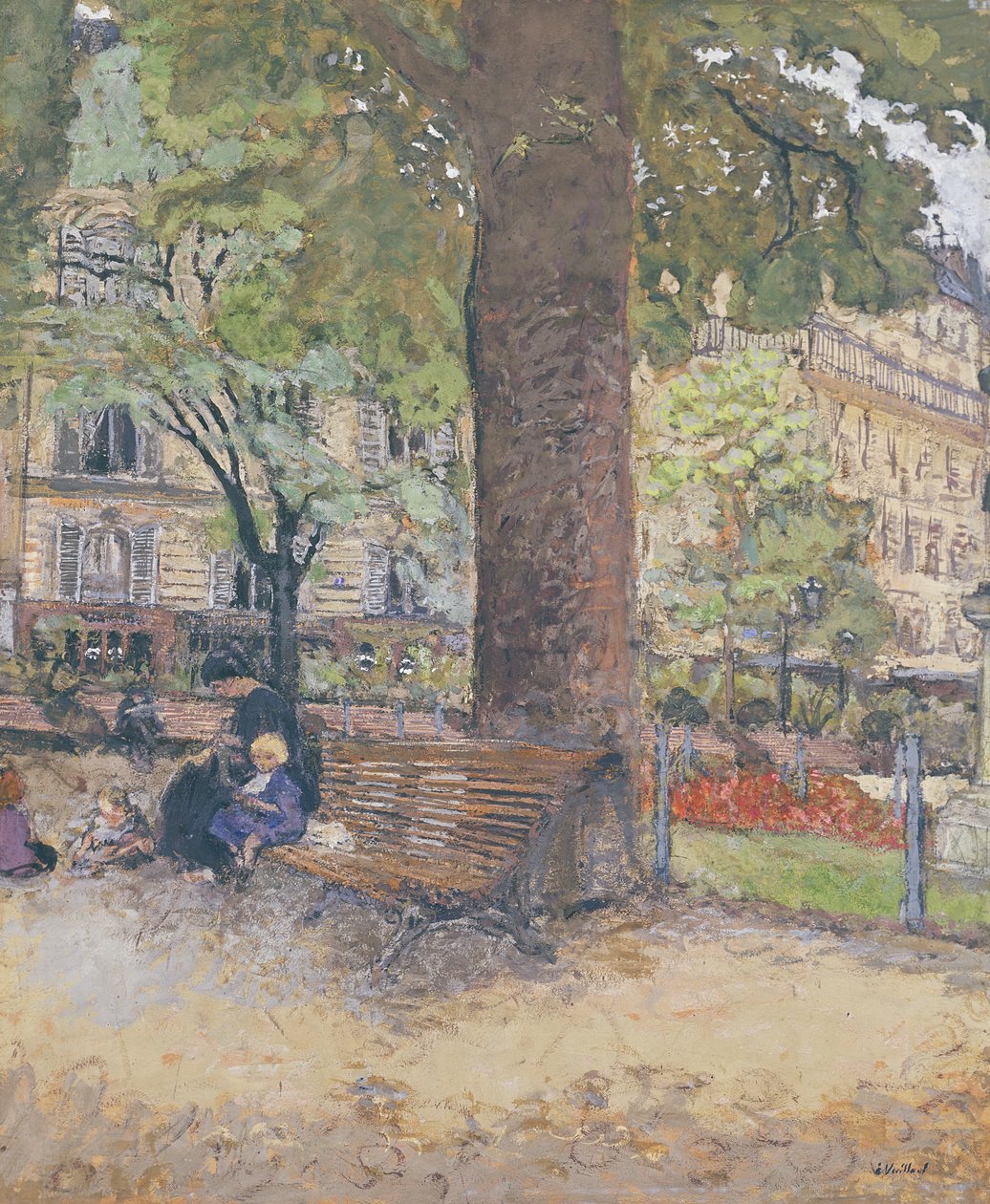 La place à Vintimille, c.1925 - Edouard Vuillard