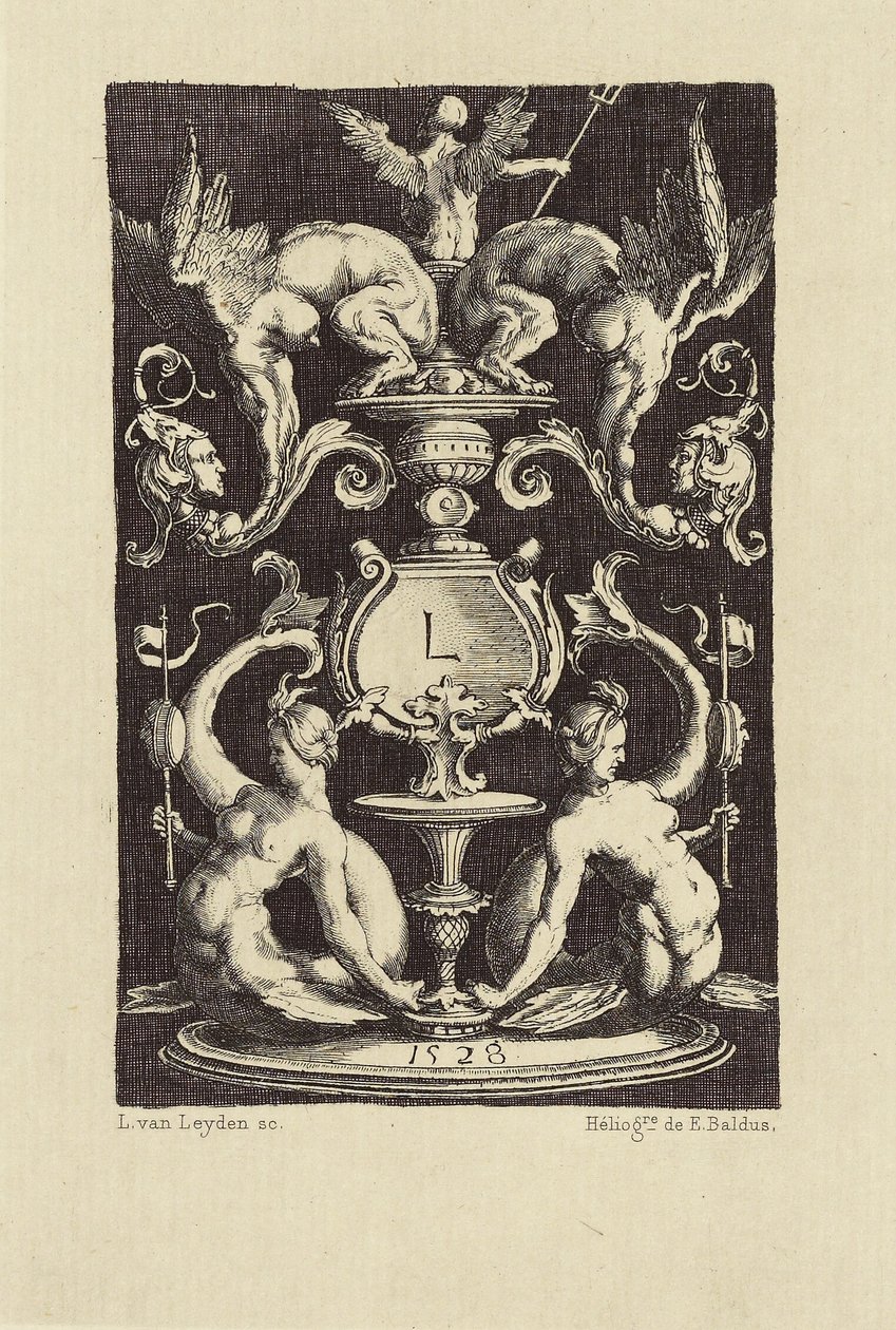 [Dessin de Lucas van Leyden] - Édouard Baldus