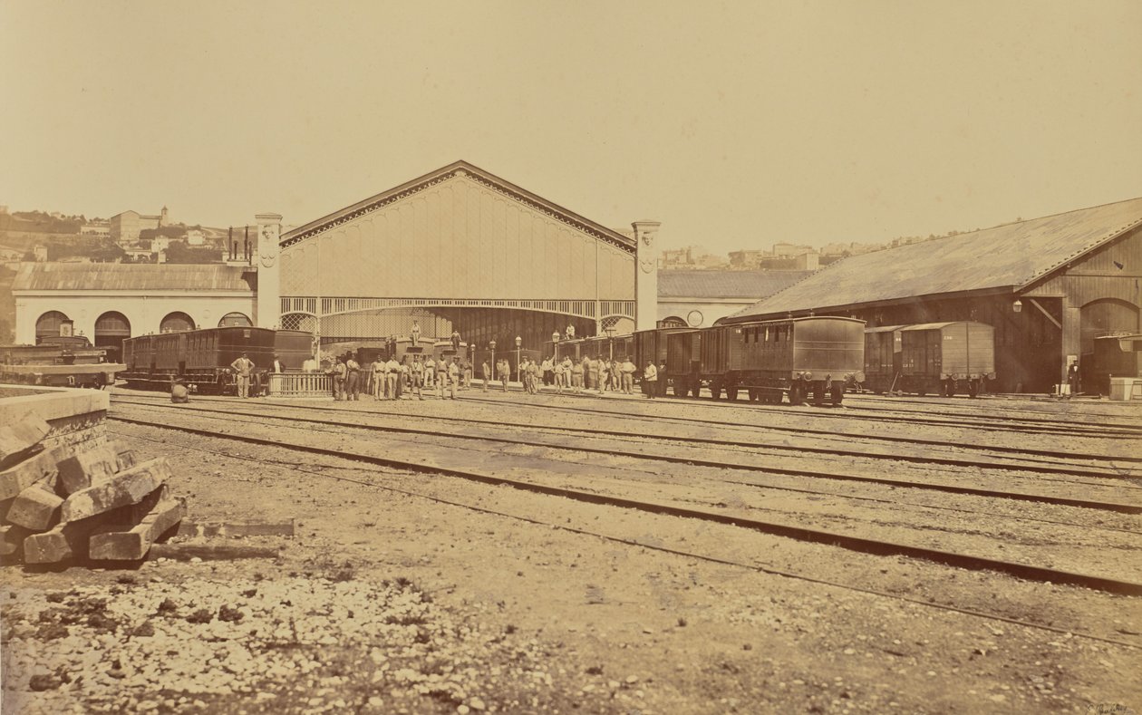 Lyon. Gare de Perrache - Édouard Baldus