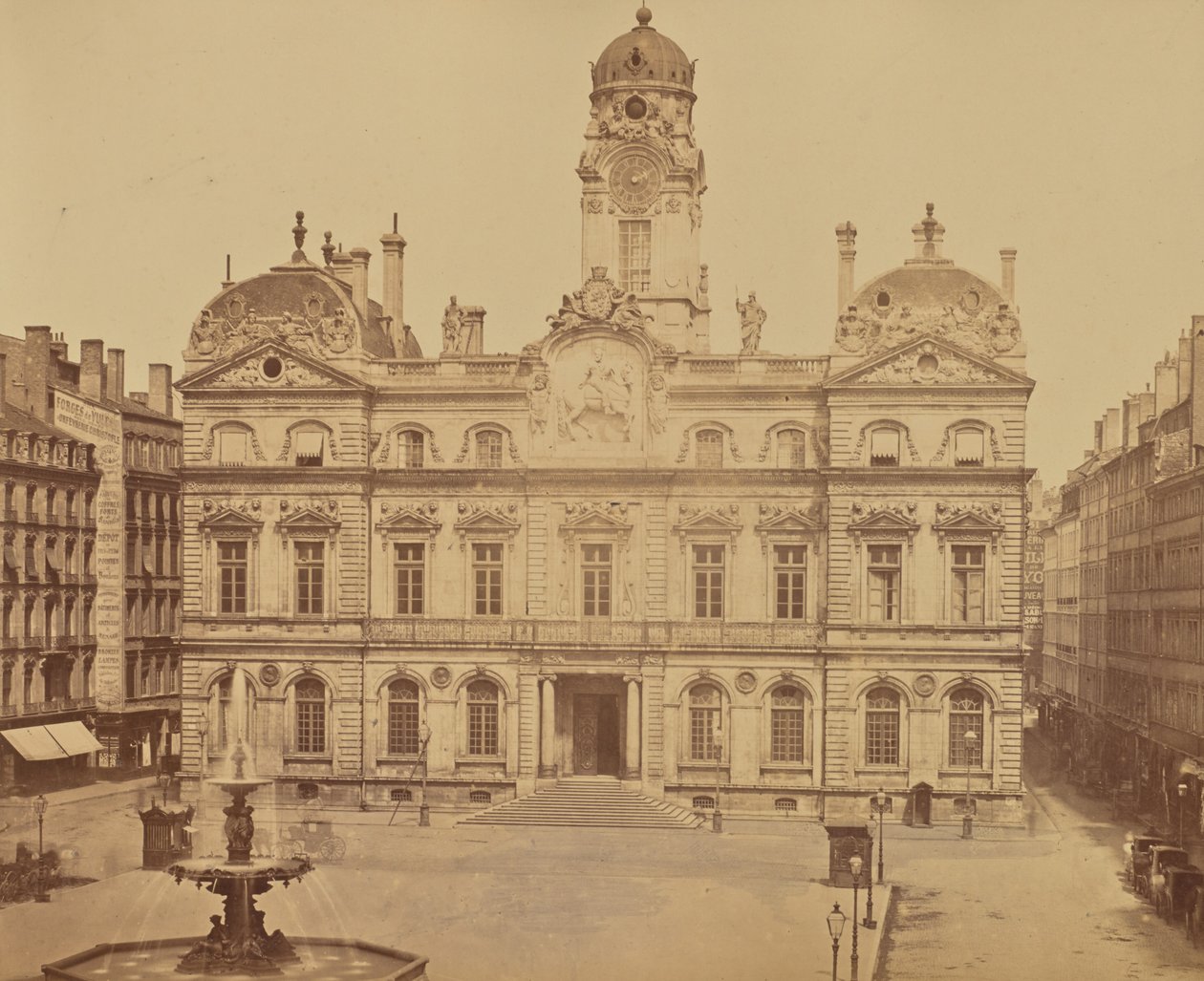 Lyon. Hôtel de Ville - Édouard Baldus