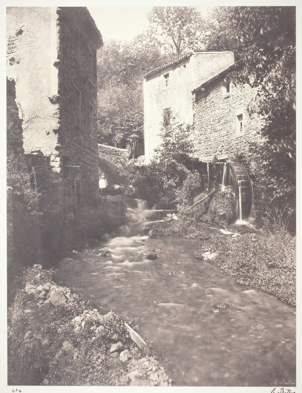 Moulins à eau en Auvergne - Édouard Baldus