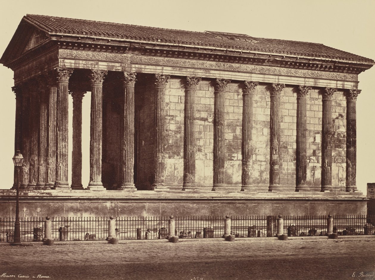 Nîmes. Maison Carrée - Édouard Baldus