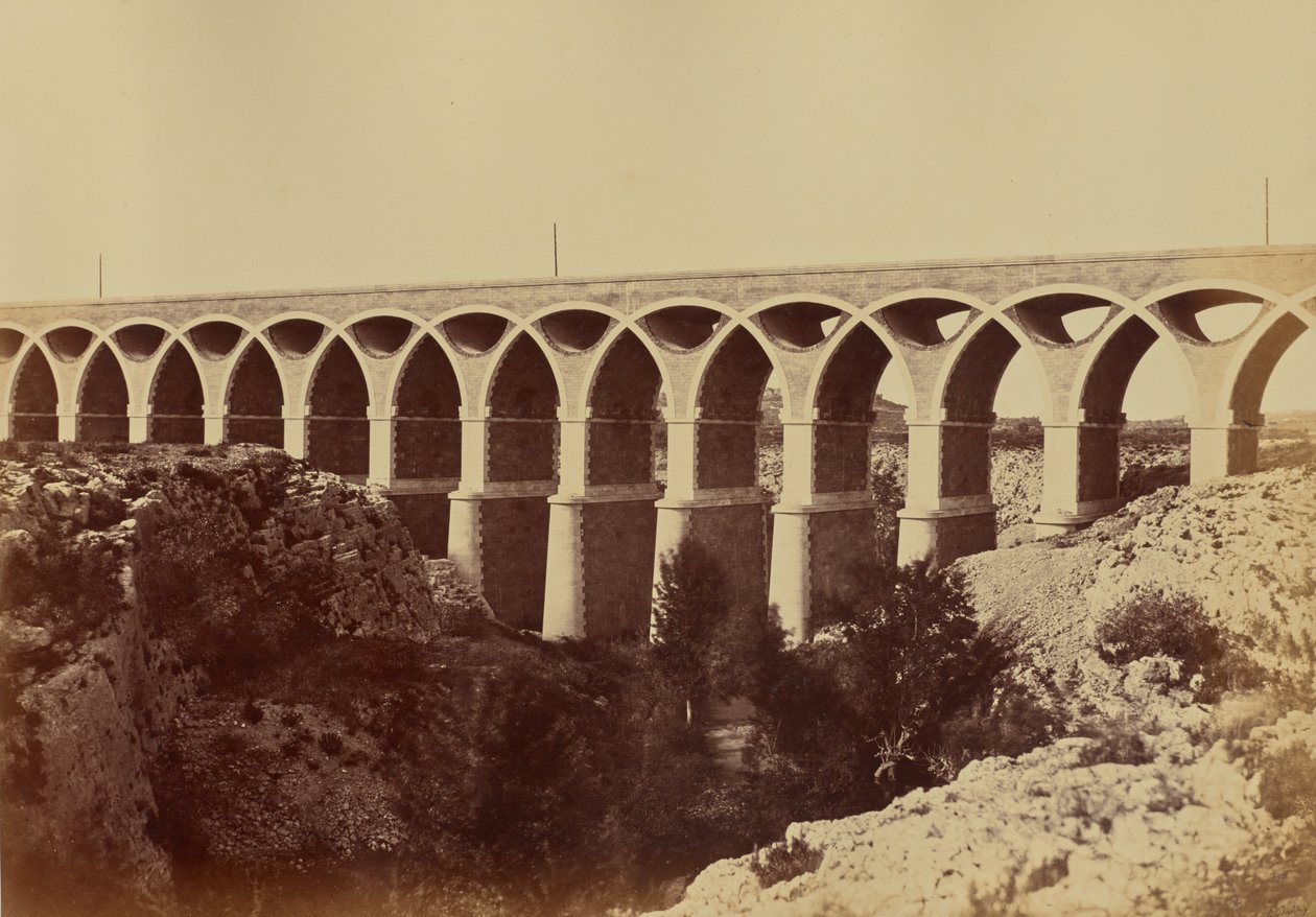 Viaduc de Saint-Chamas - Édouard Baldus