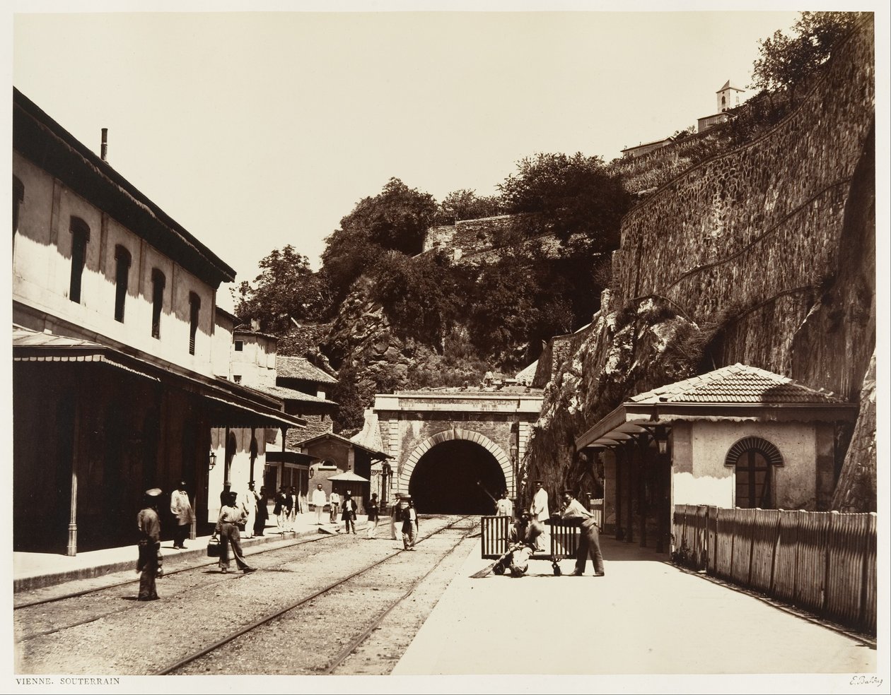 Vienne, souterrain - Édouard Baldus