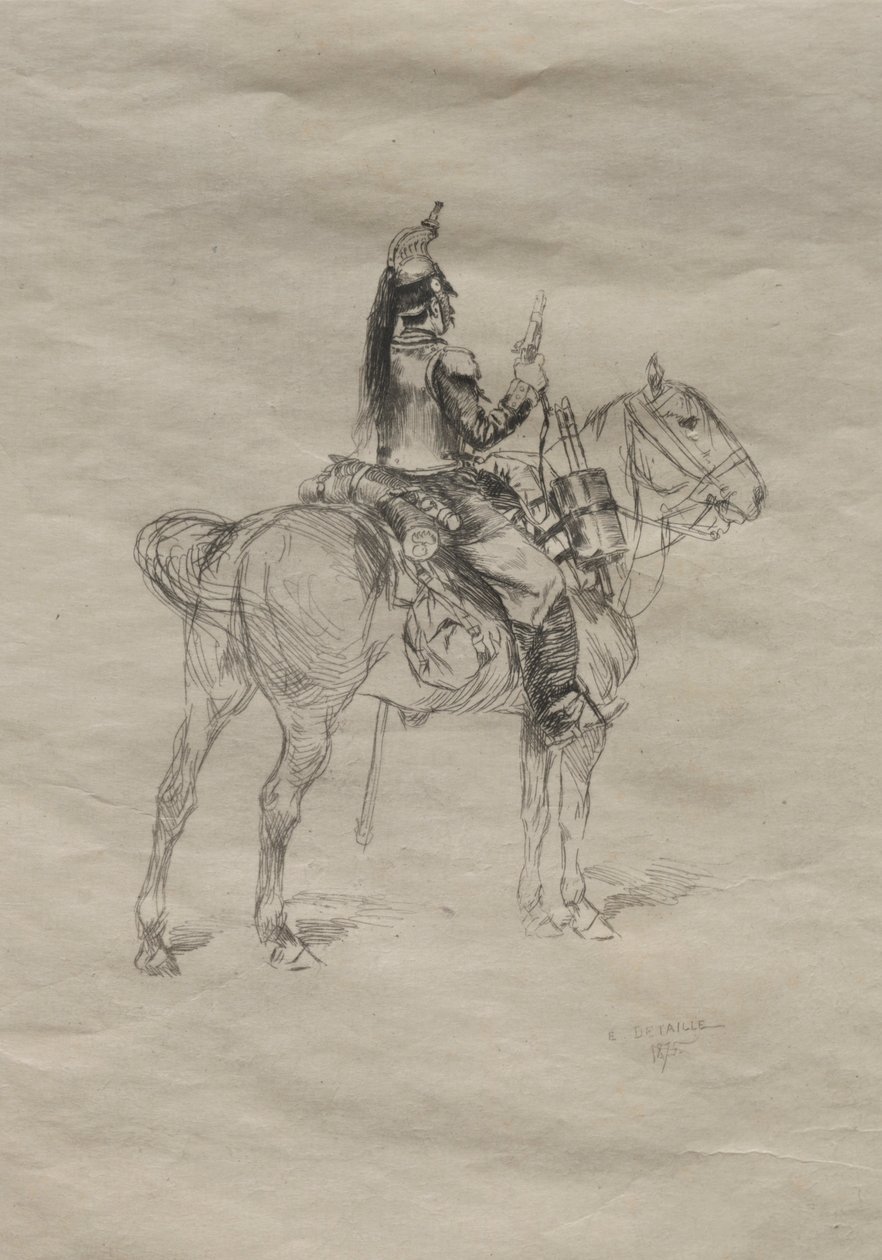 Le Cavalier, 1875 - Jean Baptiste Edouard Detaille