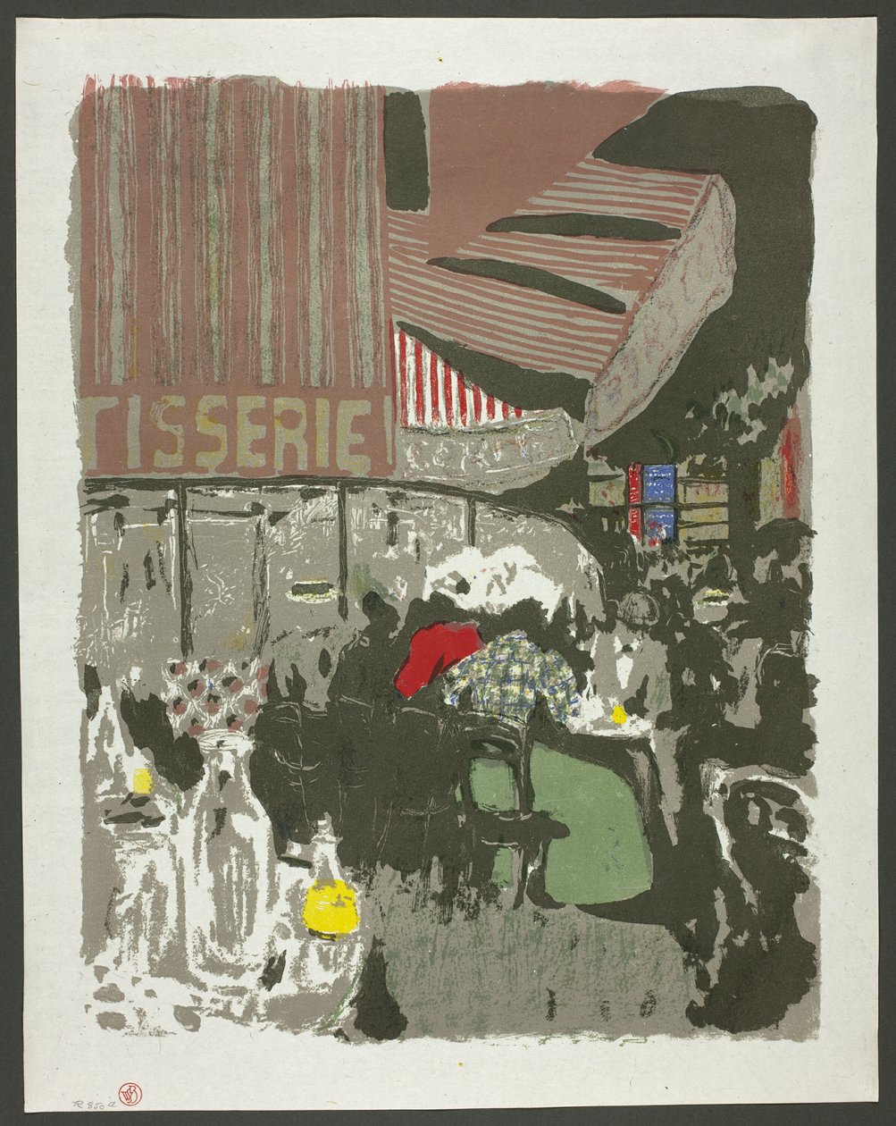 La pâtisserie, plaque dix de Paysages et intérieurs - Édouard Jean Vuillard