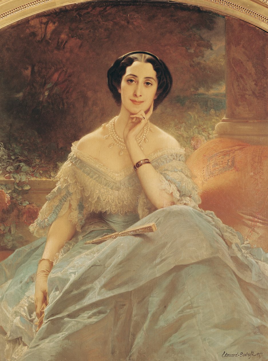 Portrait de la Comtesse de Hallez-Claparede, 1857 - Edouard Louis Dubufe