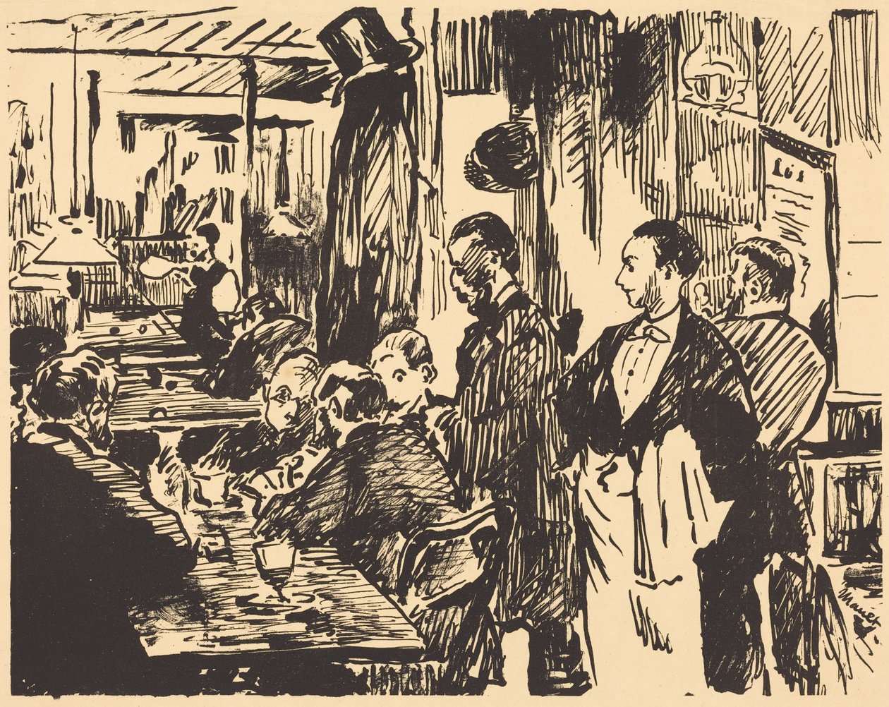 At the Café (Au café) - Édouard Manet