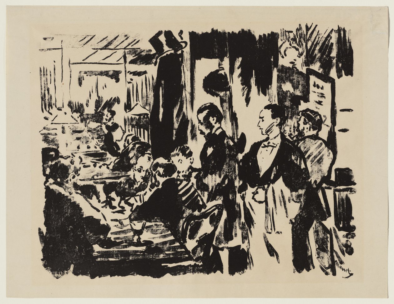 Au café - Édouard Manet