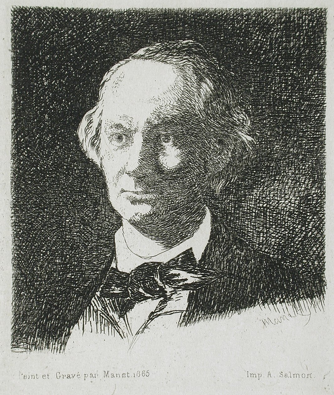 Baudelaire de Face - Édouard Manet