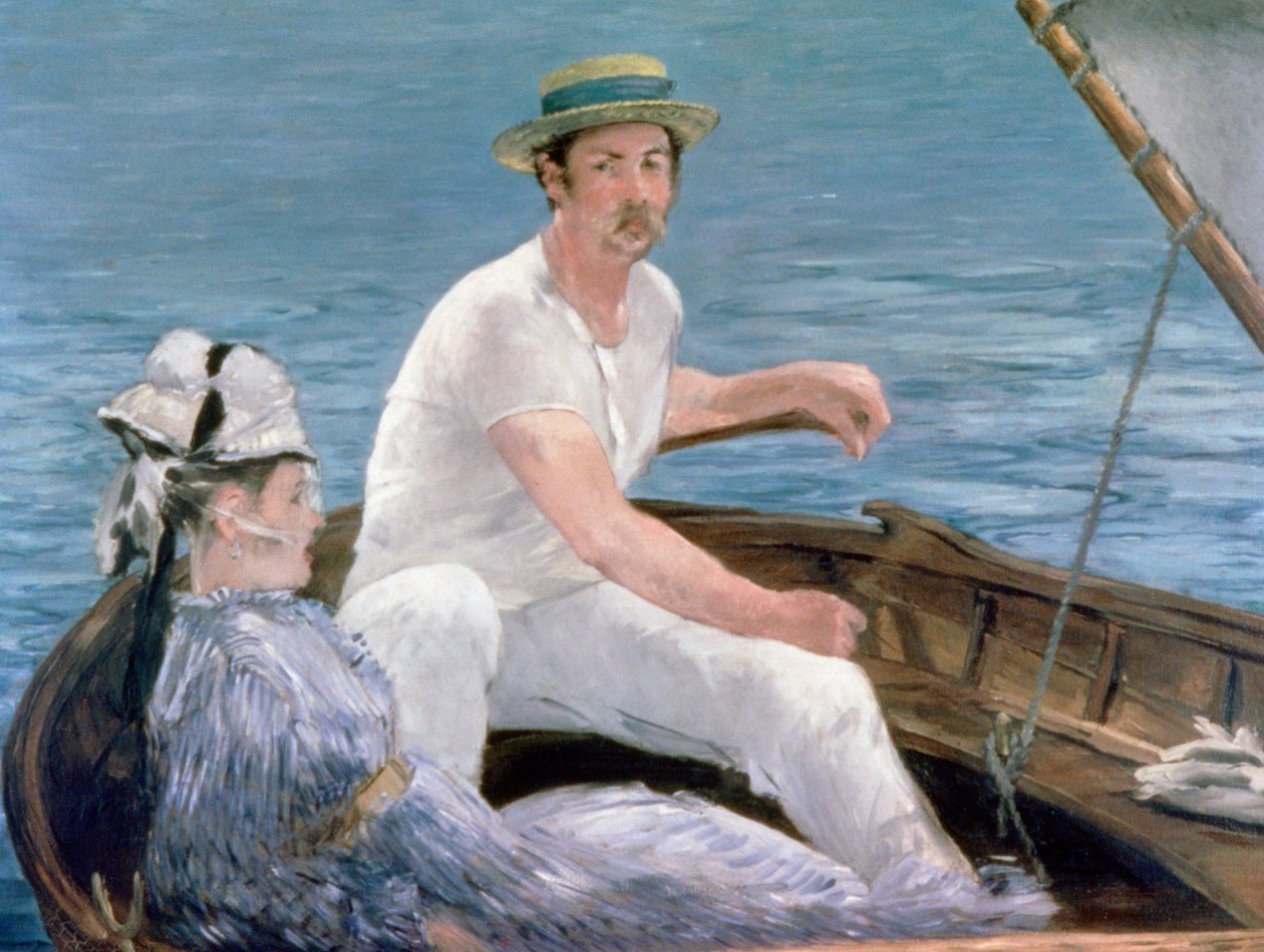 En Bateau, 1874 - Édouard Manet