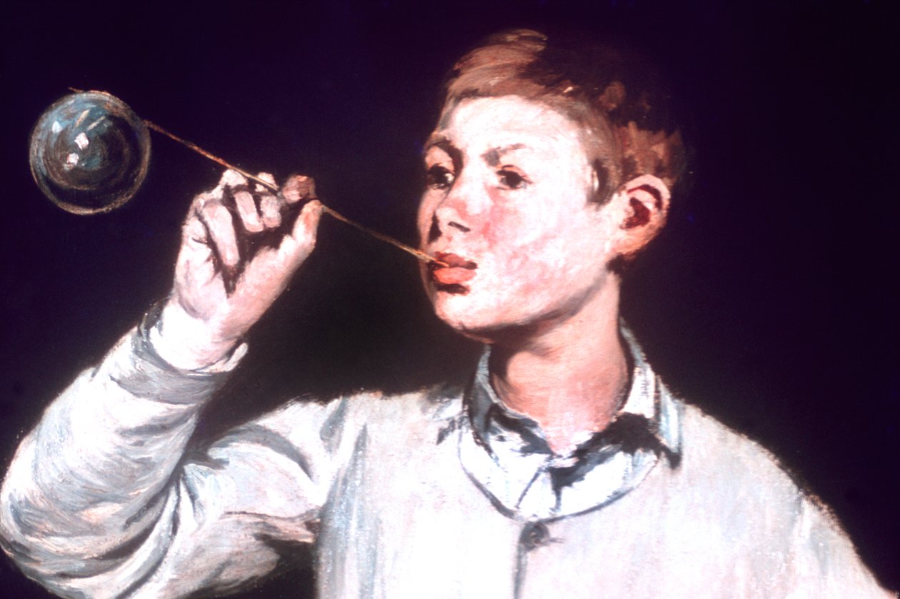 Garçon soufflant des bulles, (détail), 1867 - Édouard Manet