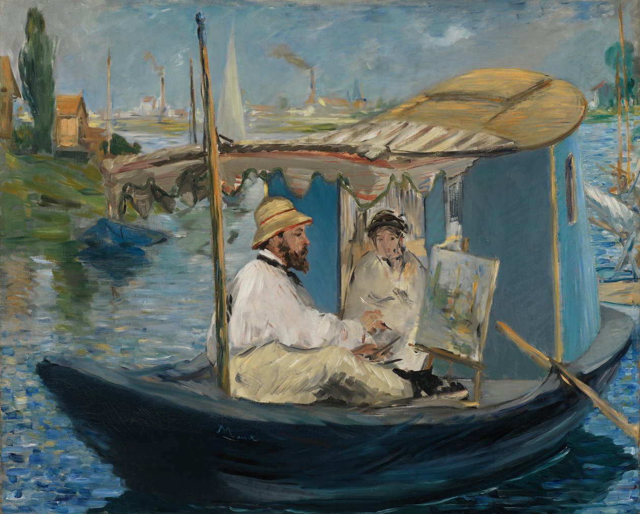 La barque - Édouard Manet