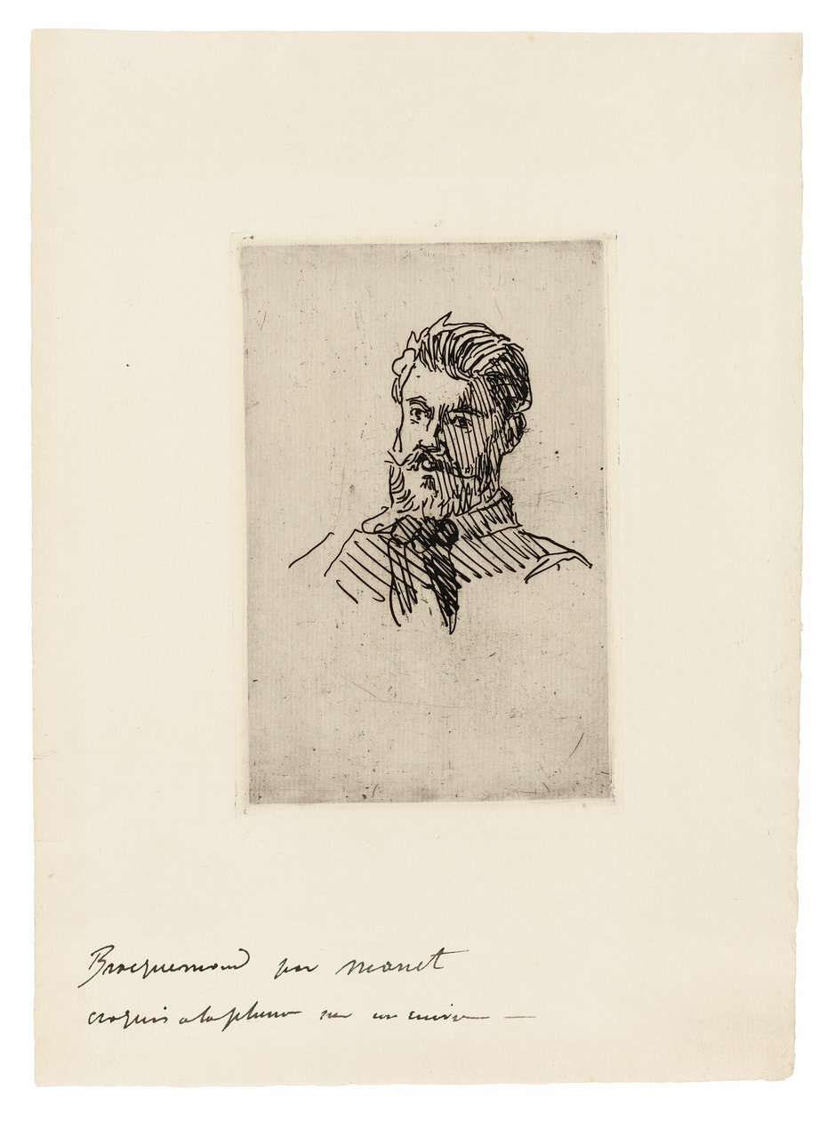 Portrait de Félix Bracquemond - Édouard Manet