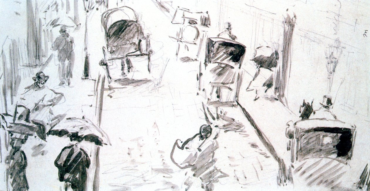 Scène de rue, vers 1850-1883 - Édouard Manet