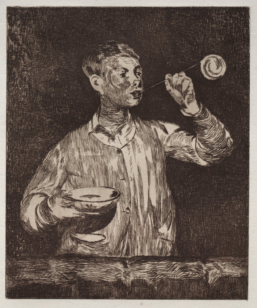 Le Garçon aux bulles de savon - Édouard Manet