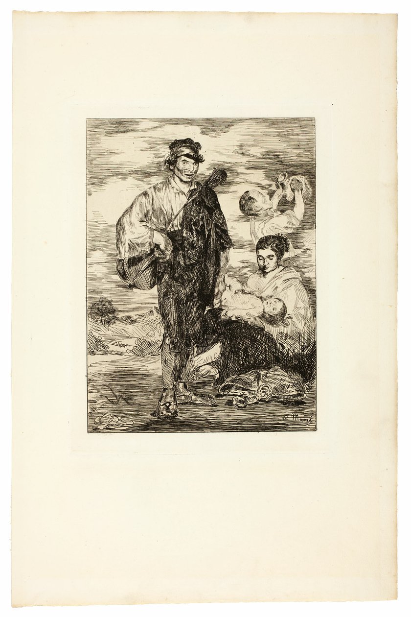 Les Gitans - Édouard Manet