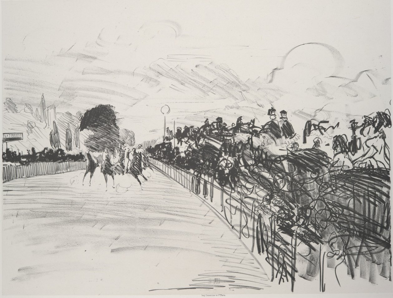 Les Courses, 1865-72, publié 1884 - Édouard Manet