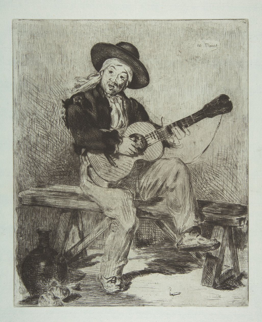 Le Chanteur espagnol (Le Guitarrero) - Édouard Manet