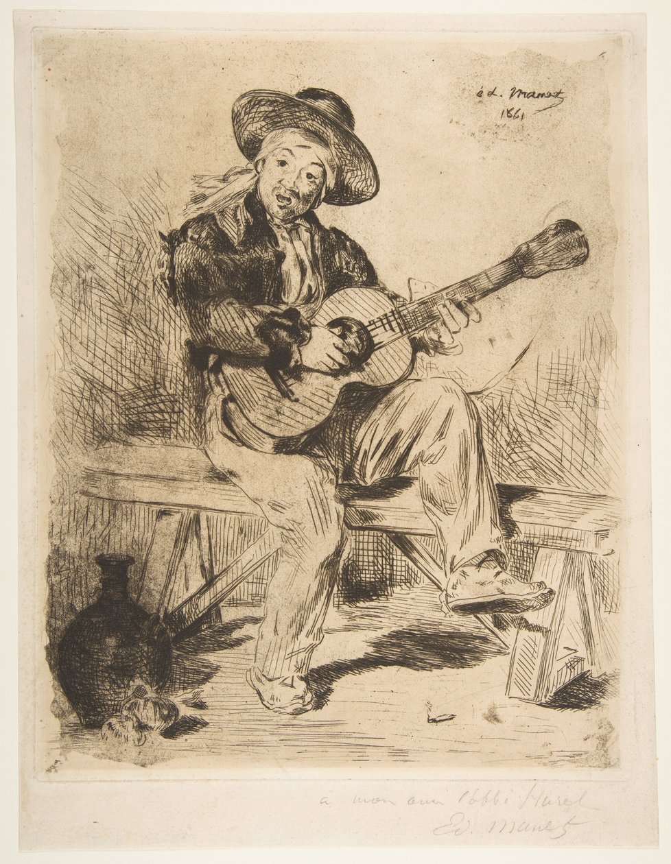 La chanteuse espagnole - Édouard Manet