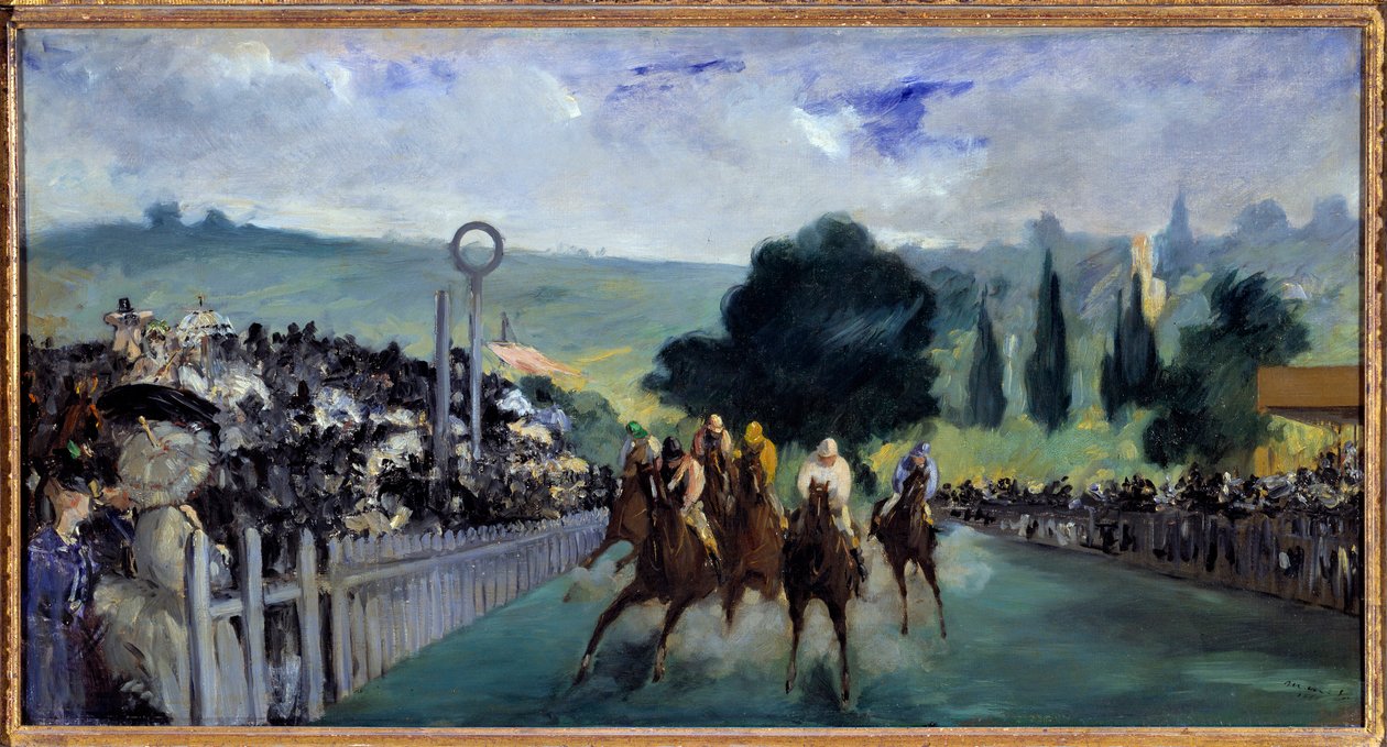 Les courses à Longchamp - Édouard Manet