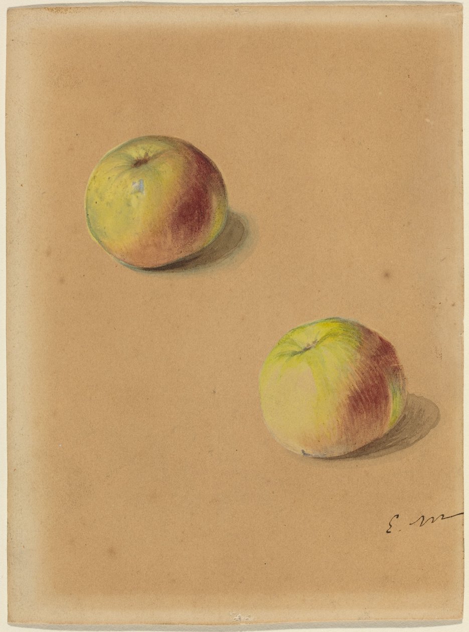 Deux pommes - Édouard Manet
