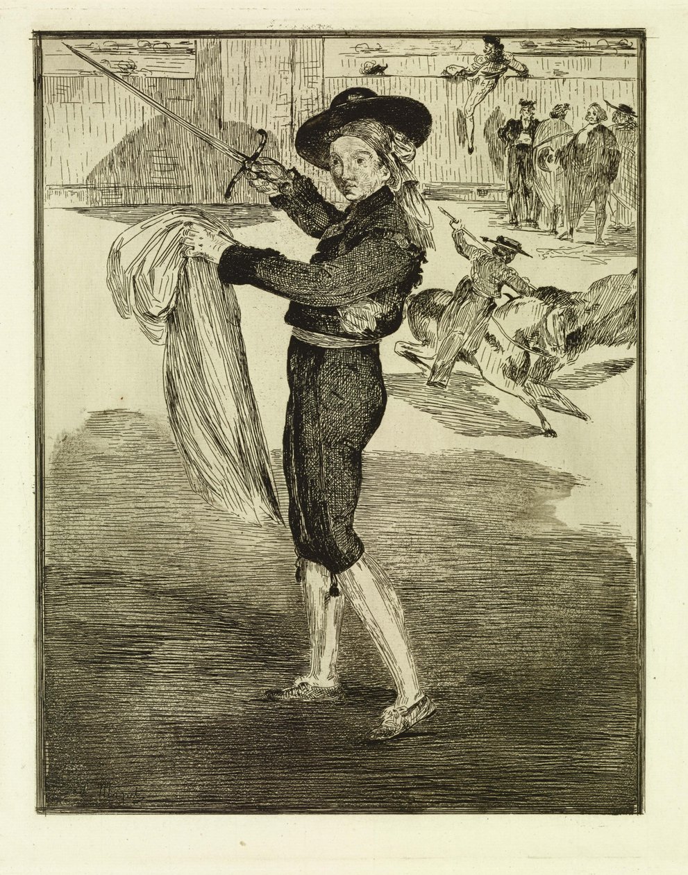 Victorine Meurent dans le costume d