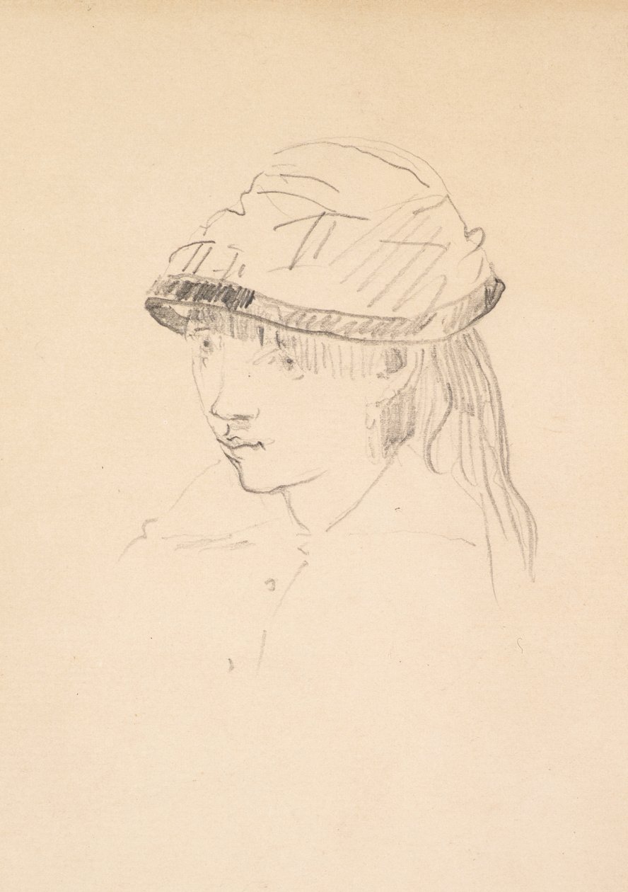 Jeune fille au chapeau rond, 1878-79 - Édouard Manet