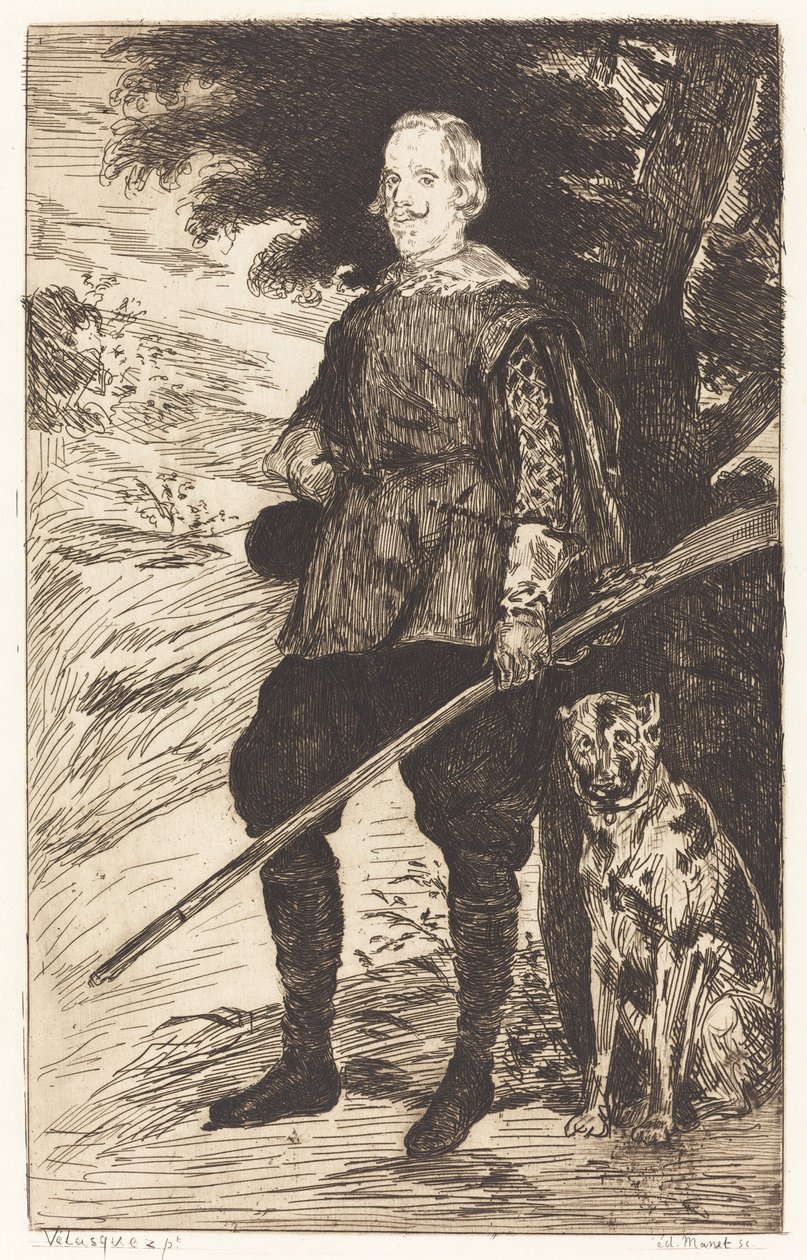 Philippe IV - Edouard Manet after Diego Velázquez