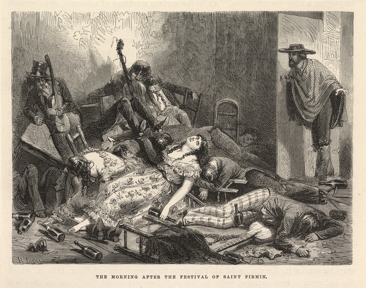 Le lendemain de la fête de Saint Firmin, New York 1875 - Edouard Riou