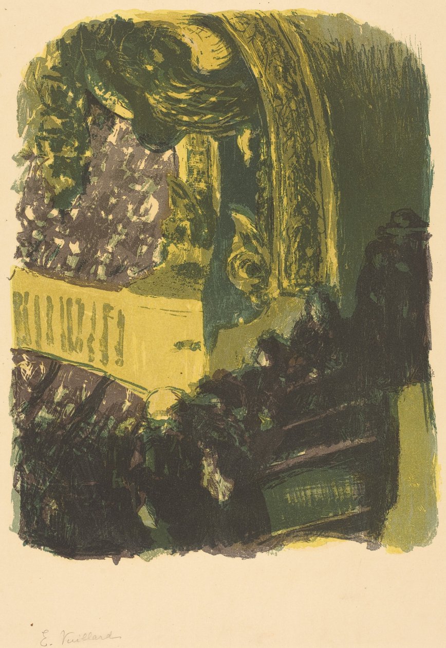 Eine Galerie im Gymnasium - Edouard Vuillard