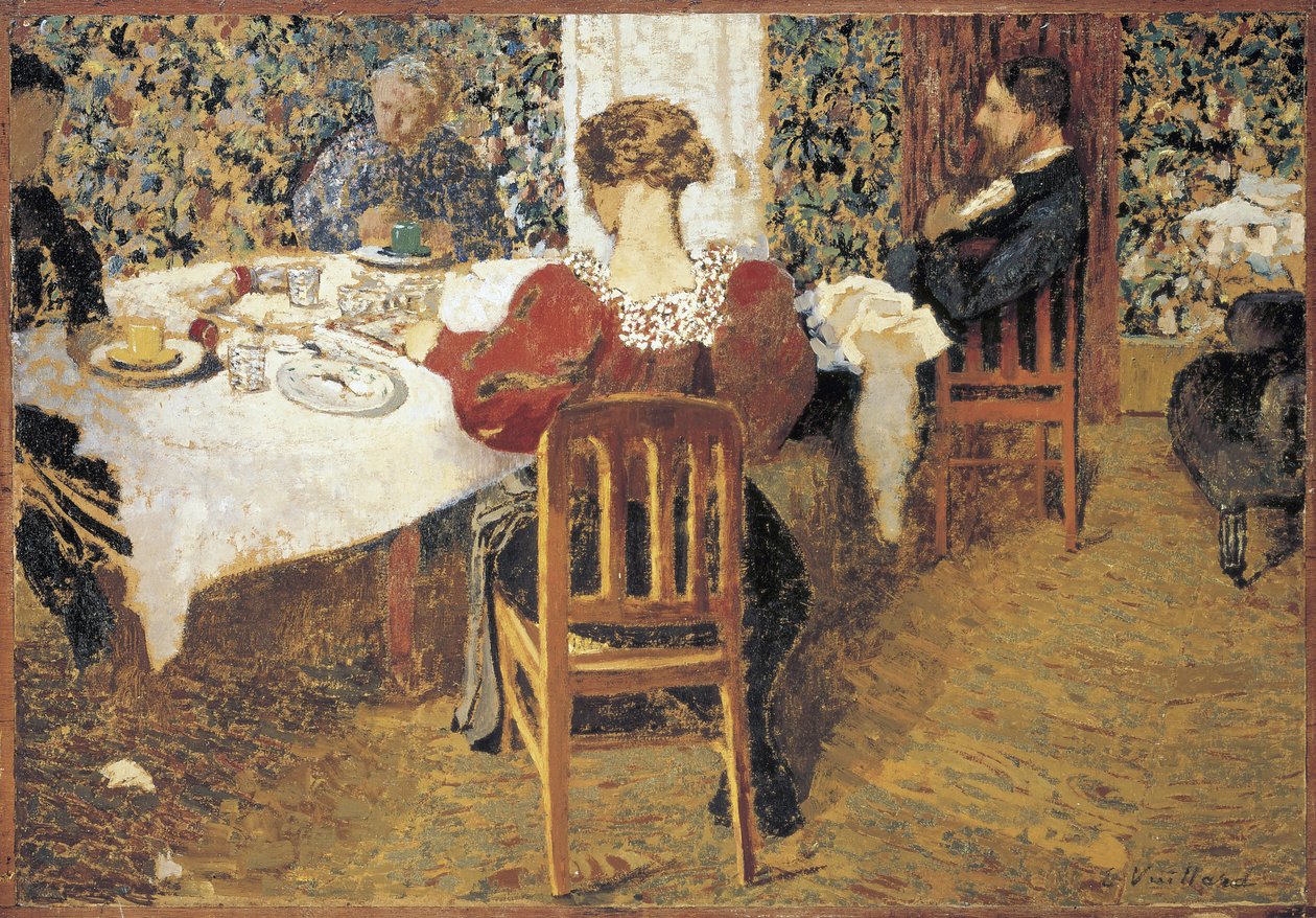À table (Le Déjeuner) - Edouard Vuillard