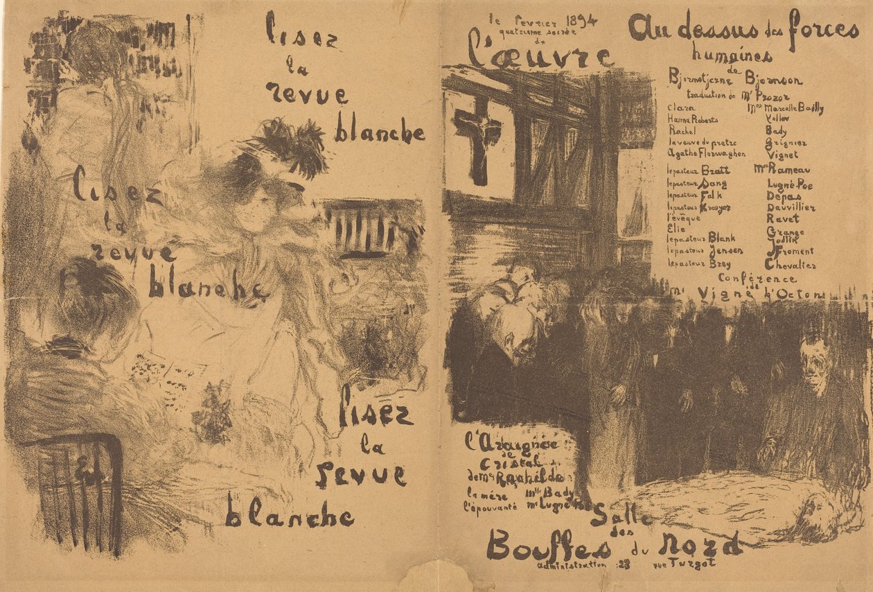 Über menschliche Kräfte hinaus; Die Kristallspinne - Edouard Vuillard