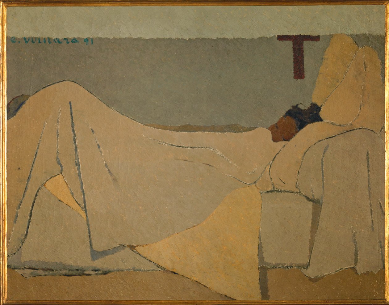 Au lit - Edouard Vuillard