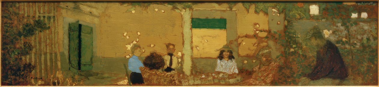 Famille dans le jardin - Edouard Vuillard