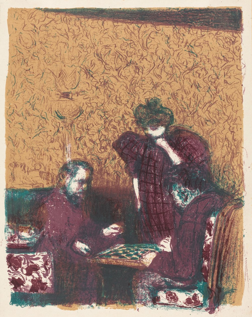 Dame-Spiel - Edouard Vuillard