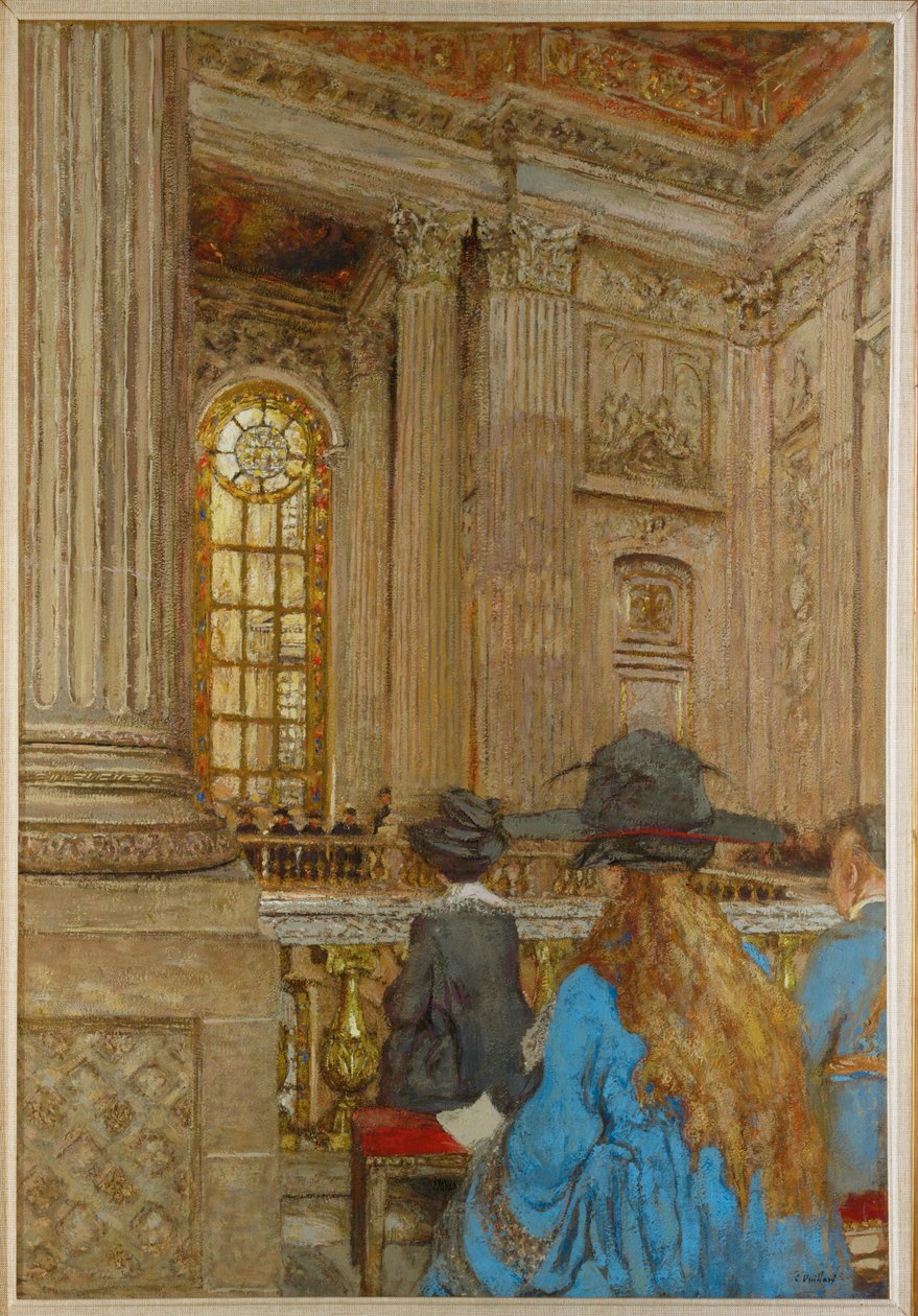 La chapelle du Chateau de Versailles (painting on canvas) - Edouard Vuillard