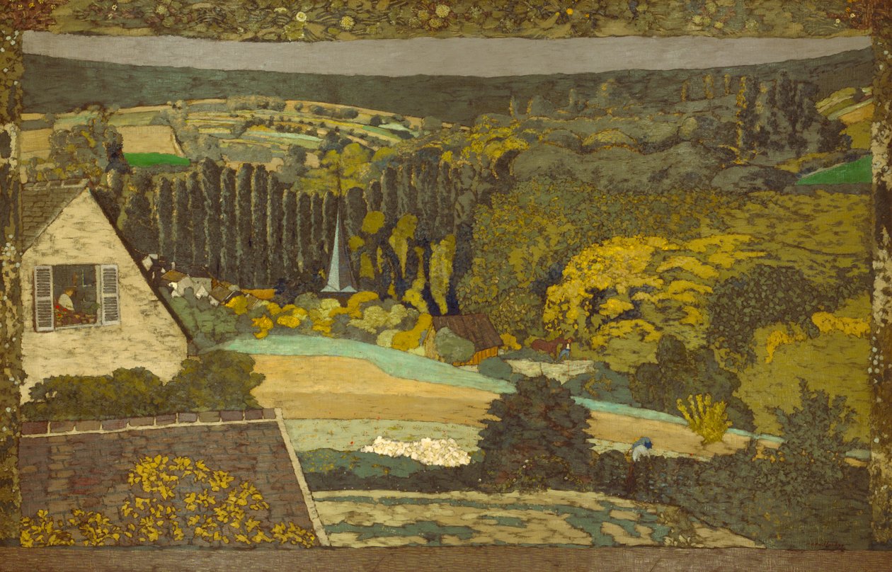 Paysage : Fenêtre donnant sur les bois - Edouard Vuillard