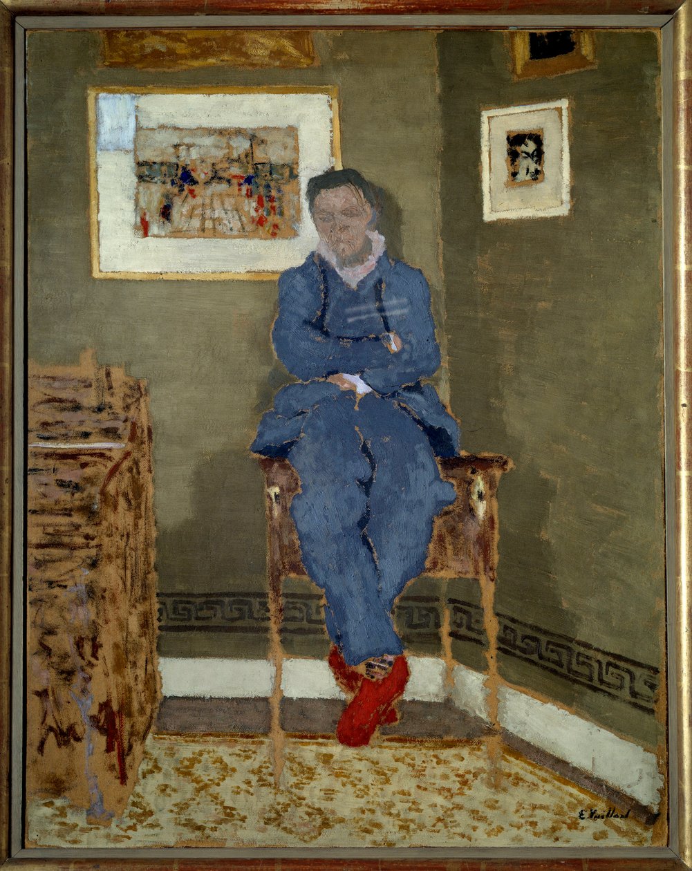 Portrait du peintre Félix Vallotton (1865-1925) - Edouard Vuillard
