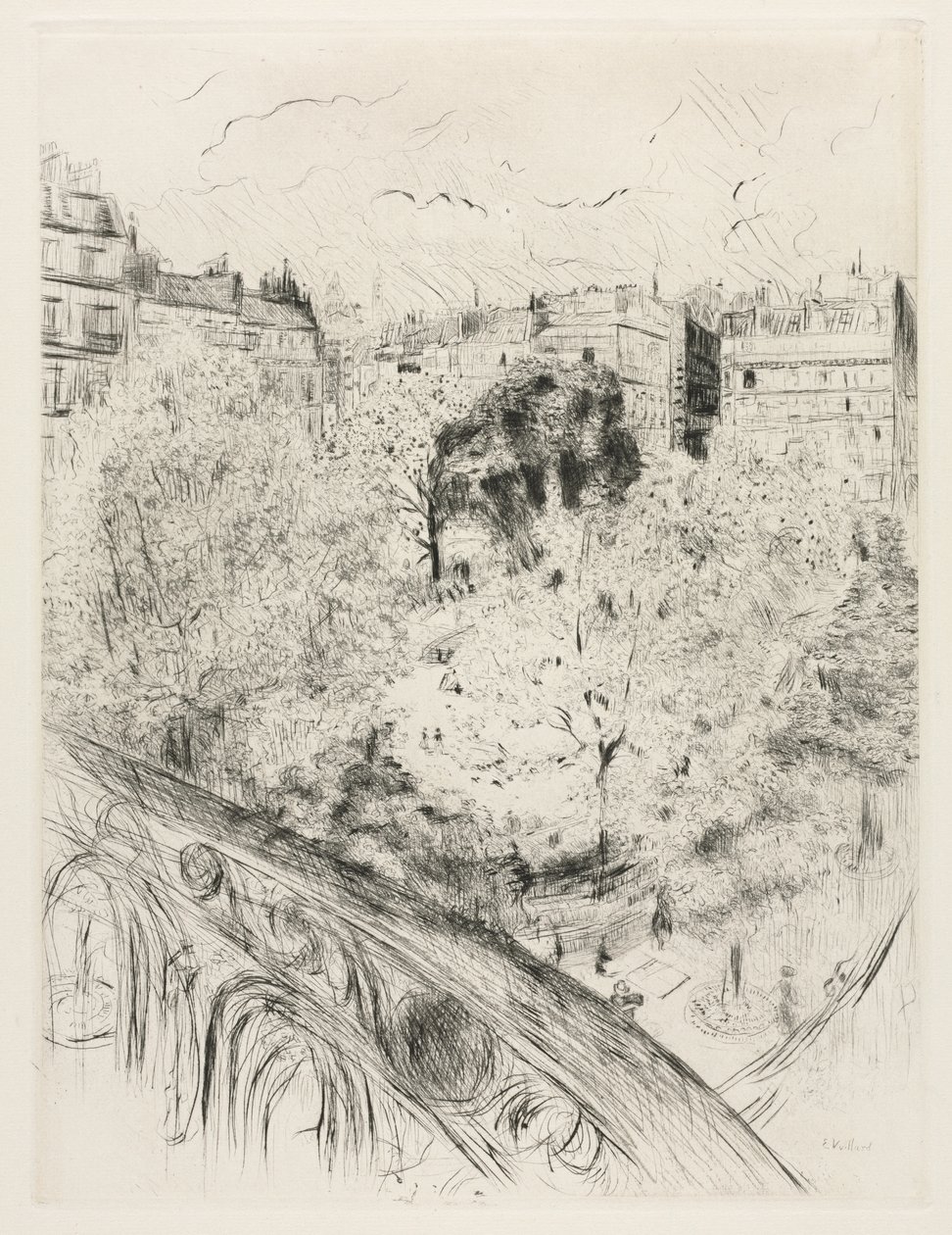 Place Vintimille - Edouard Vuillard