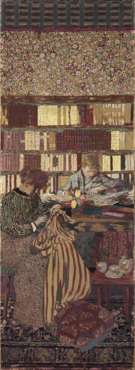 La confidentialité. Décoration pour la bibliothèque du Dr Vaquez - Edouard Vuillard