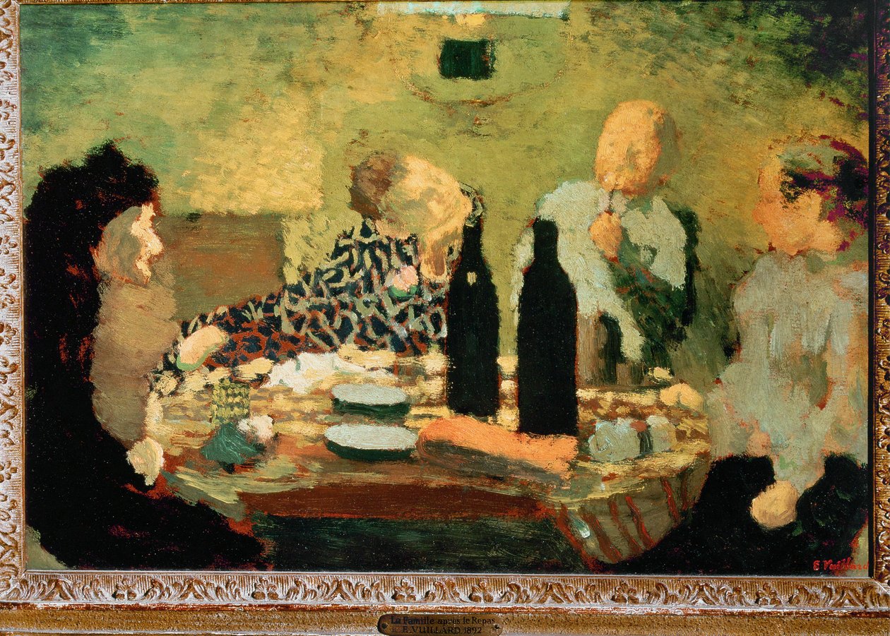 La famille après un repas - Edouard Vuillard