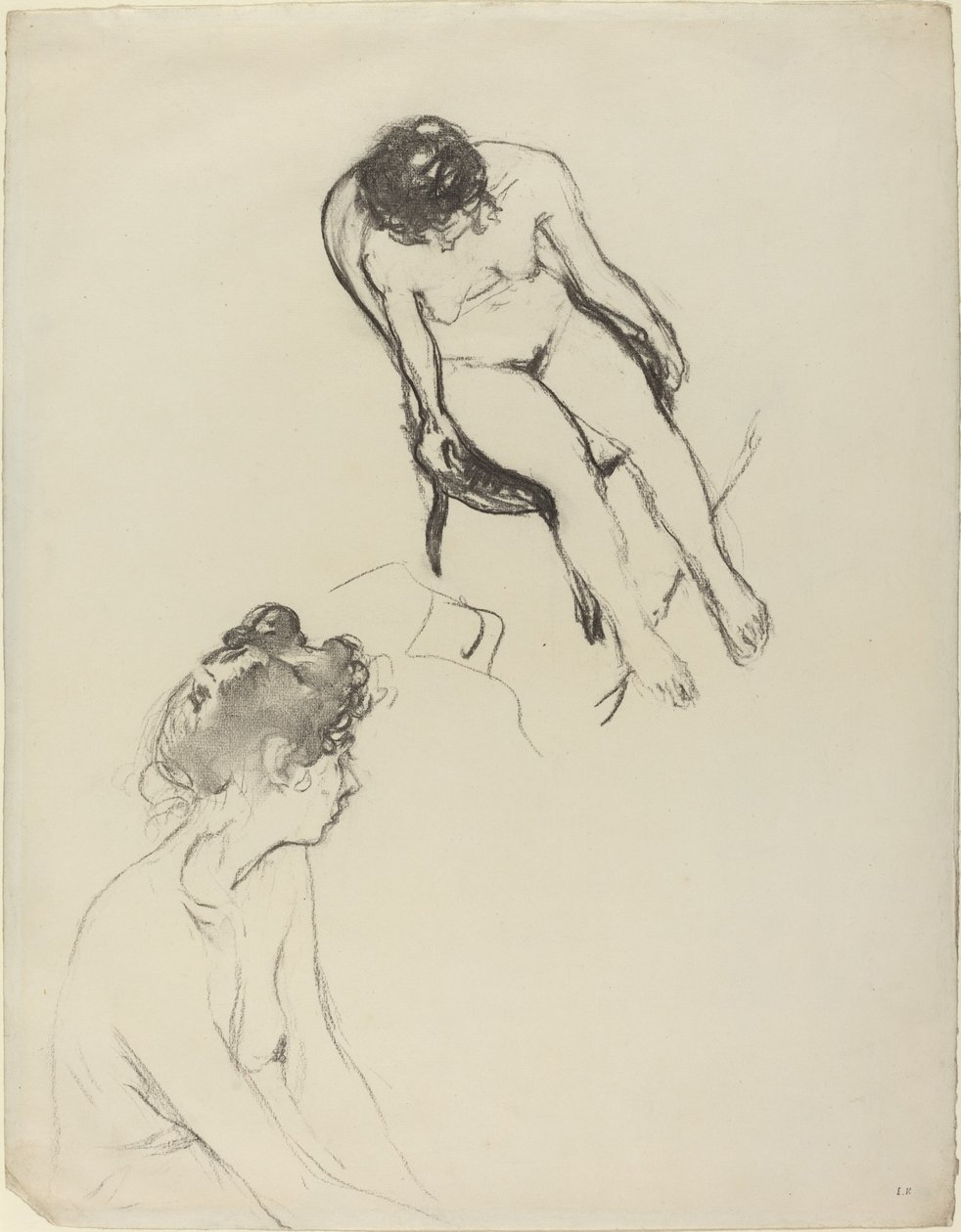 Deux études de figures nues - Edouard Vuillard