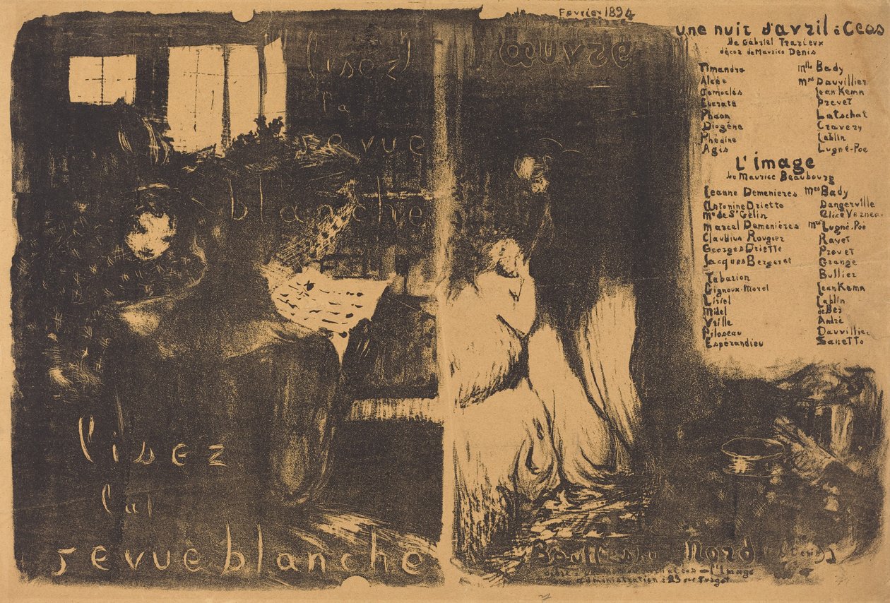 Eine Aprilnacht in Ceos; Das Bild - Edouard Vuillard
