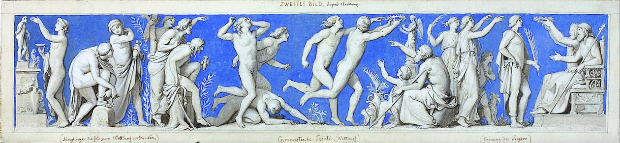 Jeux gymniques - Eduard Bendemann