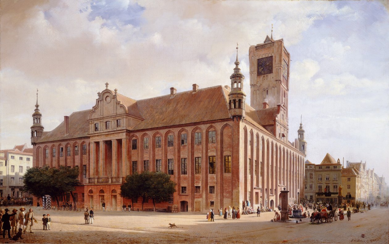 Hôtel de Ville à Thorn, 1848 - Eduard Gaertner