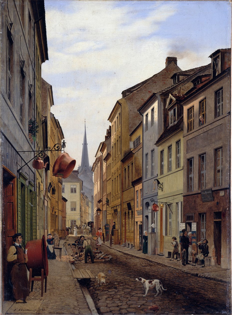 Rue Parochialstraße - Eduard Gaertner