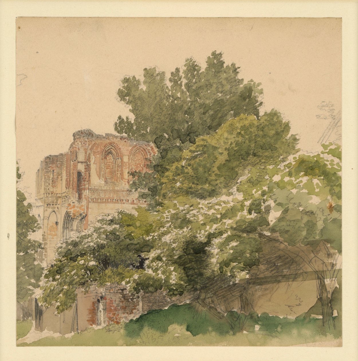 Abbaye de Lehnin - Eduard Gaertner
