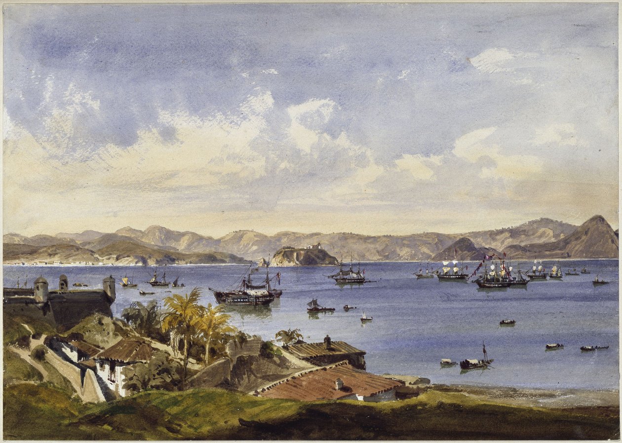 Baie de Rio de Janeiro - Eduard Hildebrandt